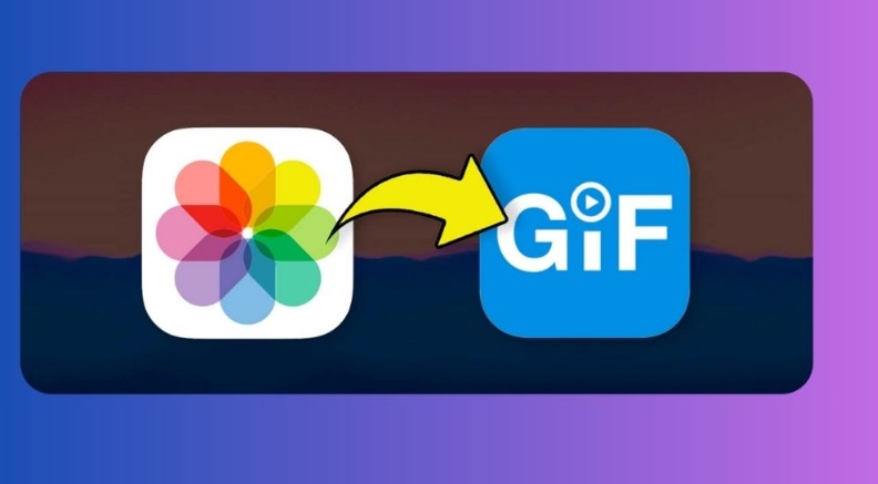 how to make a gif into a live photo on iphone