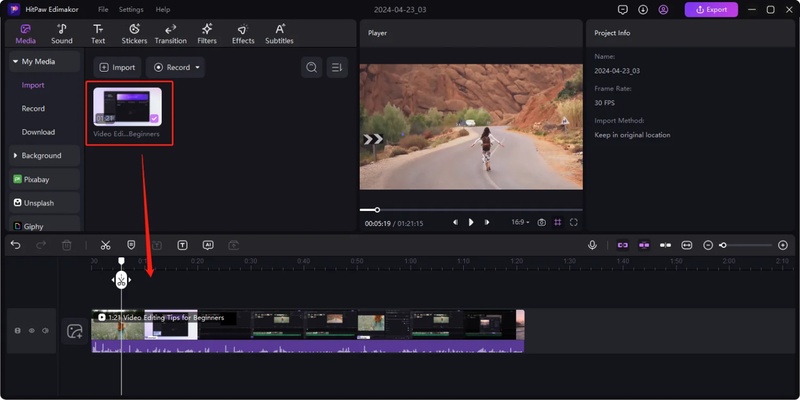 how to make a video slow motion hitpaw edimakor