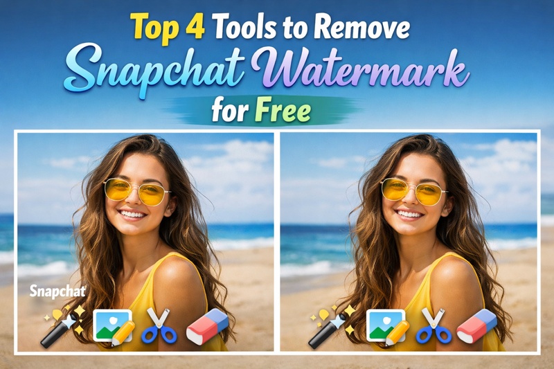 how to remove snapchat watermark