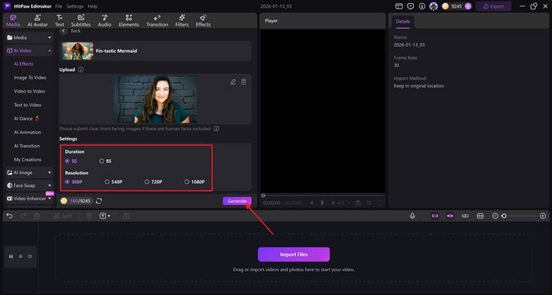 import-image-choose-video-duration