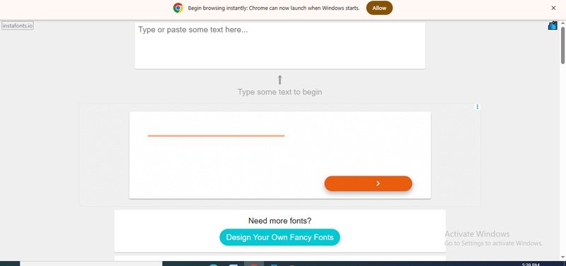 live text preview