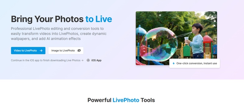 live photo video online