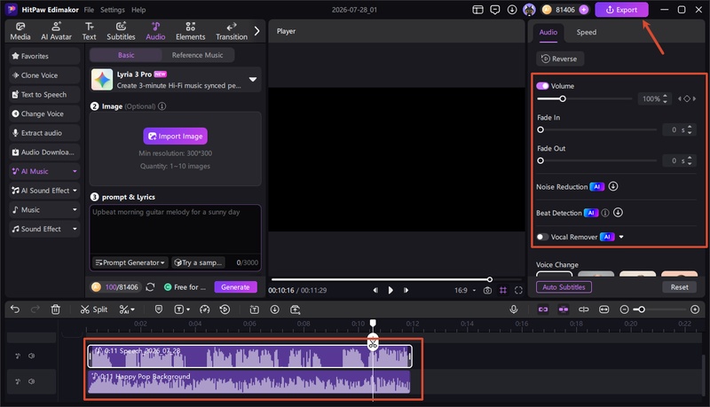 Make Radio Ads Script with Ai Edit and Export