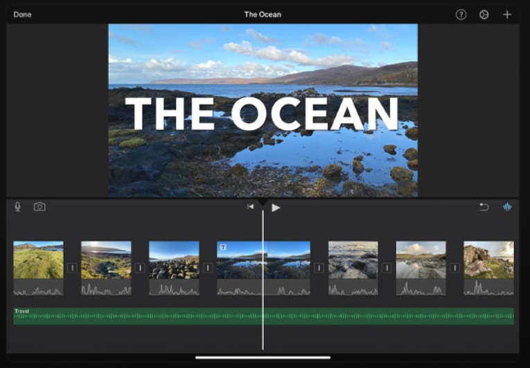merge mp4 files using imovie on iphone
