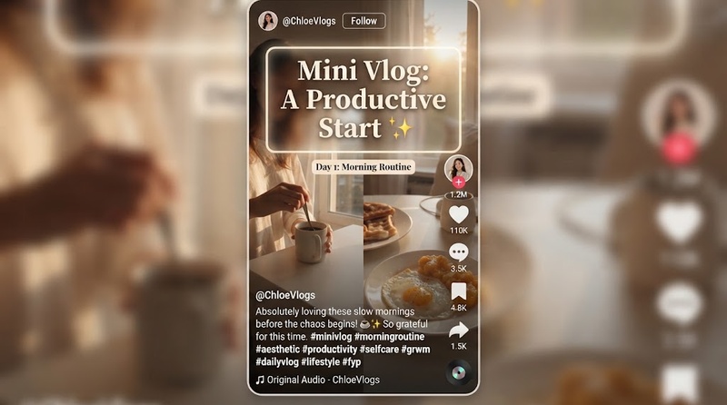 mini vlog tiktok