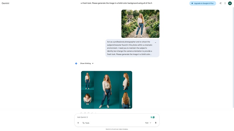 Nano Banana Access Output