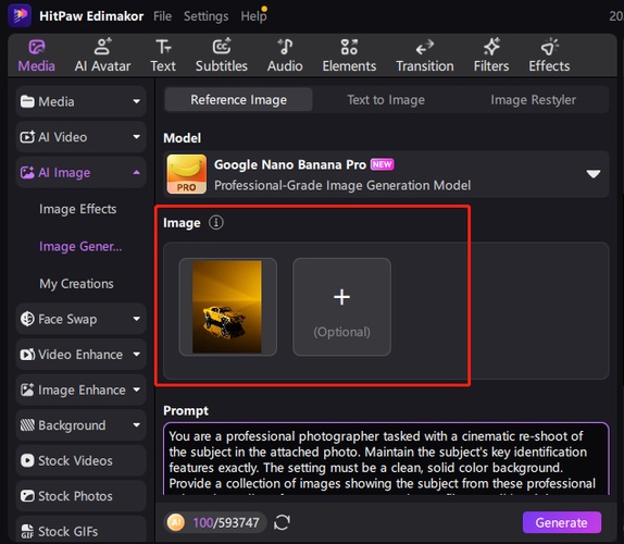 Nano Banana Upload a Product Image