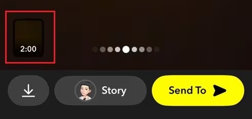 recortar y acortar un video en Snapchat