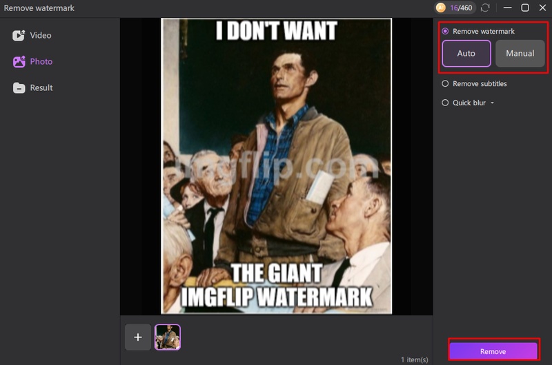 remove imgflip watermark hitpaw edimakor 1