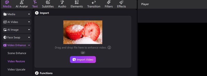 remove mosaic from video app