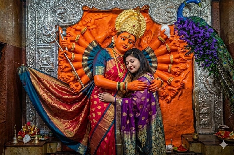 saptashrungi devi ai image