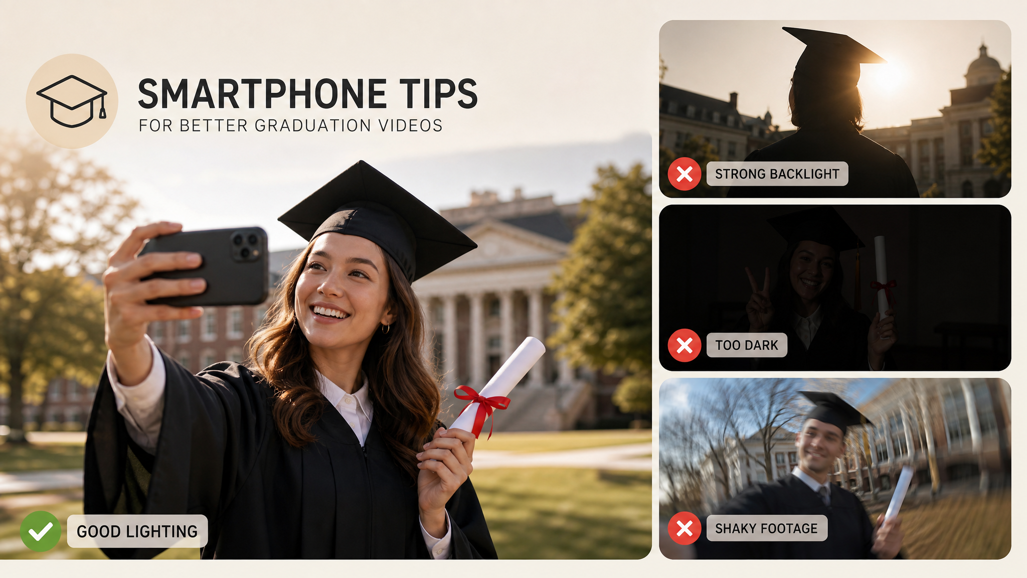 Tips for creating successful graduation video ideas