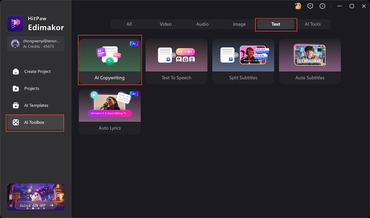 Step 1 Edimakor AI Script Generator