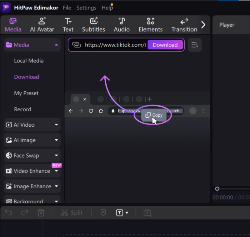 Step 1 Edimakor Downloader