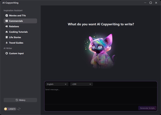 Step 2 AI-generated product video script