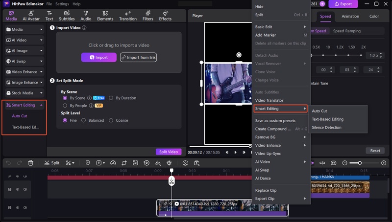 try HitPaw Edimakor ai clip maker