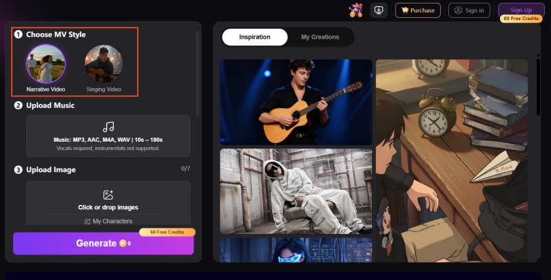 upload music to edimakor ai