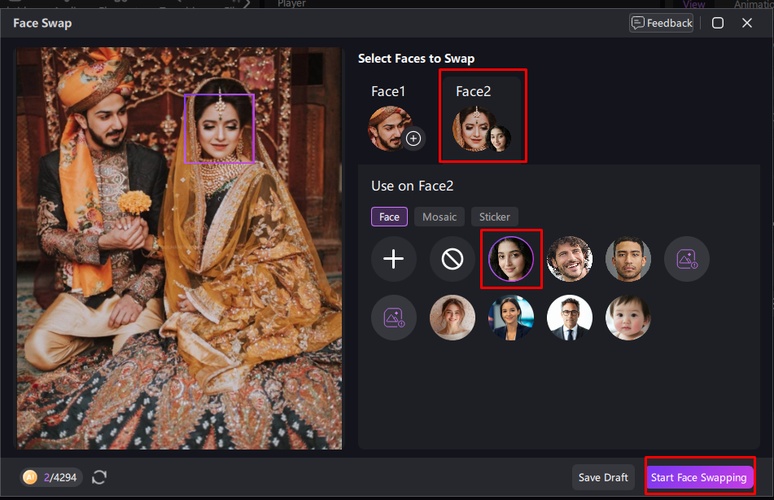 Wedding Couple Face Swap Online Free