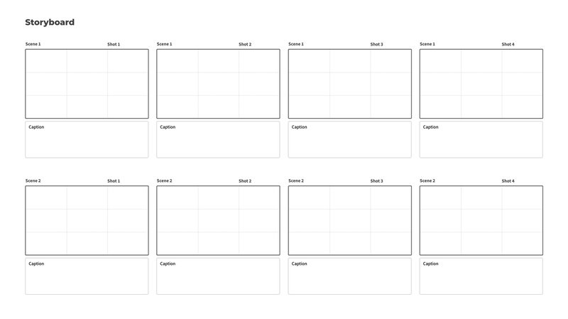 build storyboard sheet