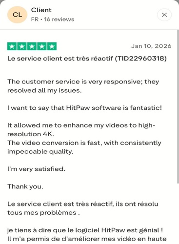 HitPaw 動画高画質化AIのレビュー1