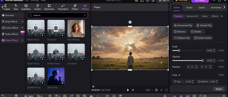 edit the youtube video
