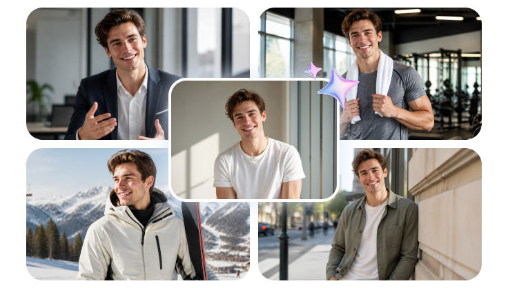 keep the same ai actor across different videos