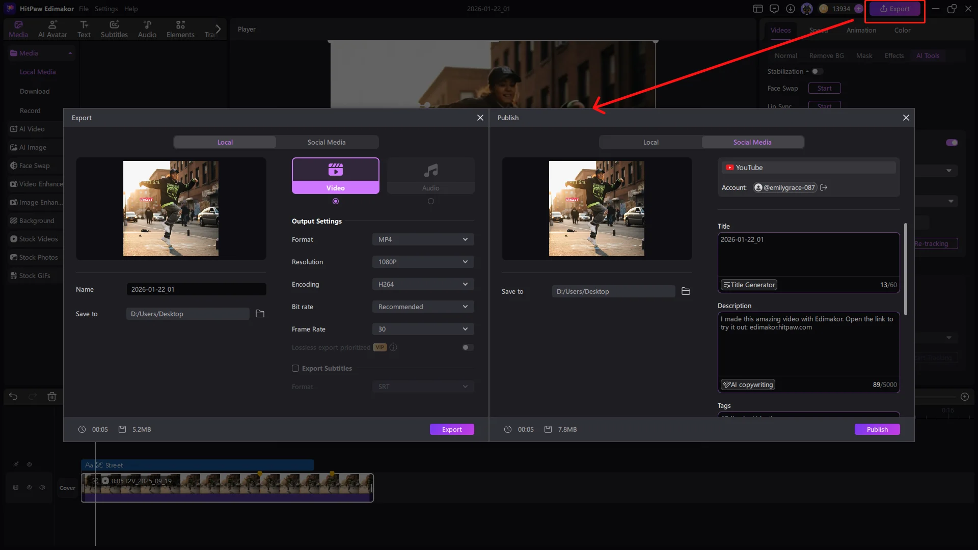 ai-motion-tracking Step 3