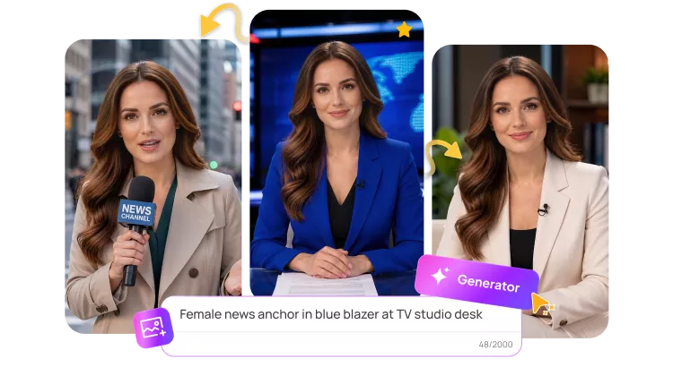 Create Consistent AI News Anchors