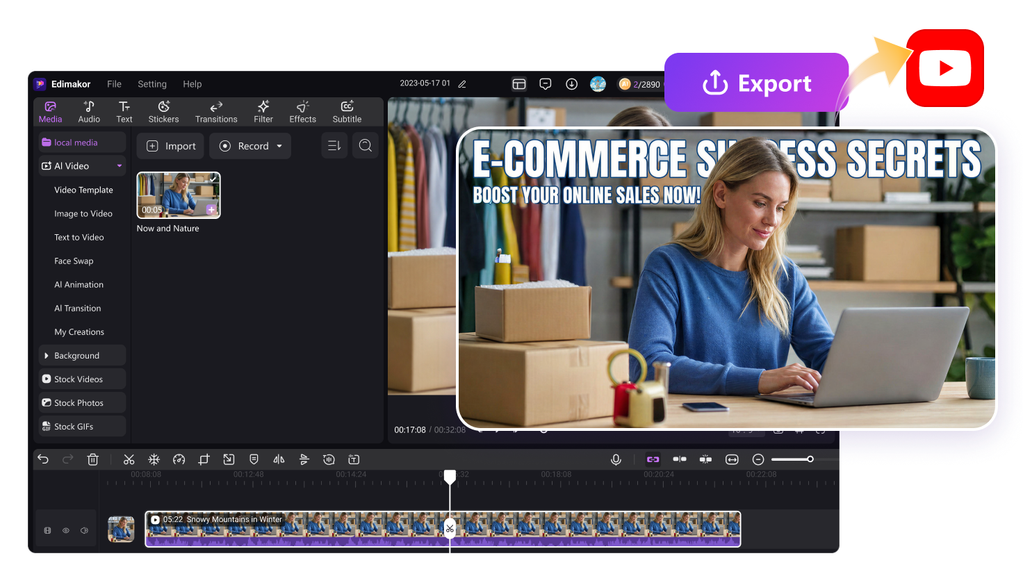 Edit Videos and Make Thumbnails in One AI Tool