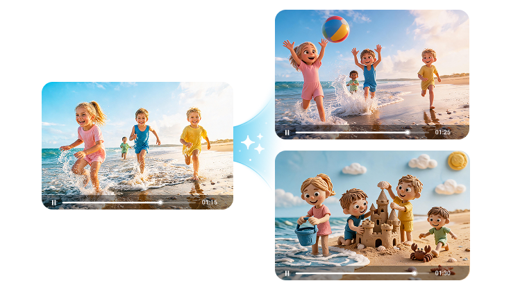 Turn your extension into a new style - apply visual styles to extended footage automatically