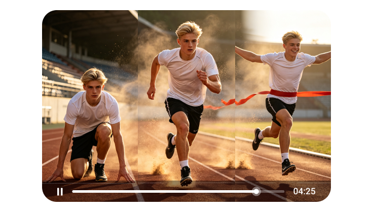 Extend every movement smoothly - AI studies existing motion for seamless video extension