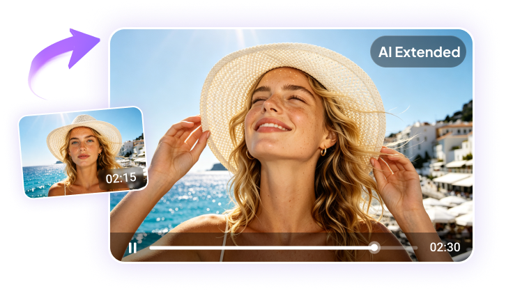 Guide AI video extension with simple prompts - no editing skills needed