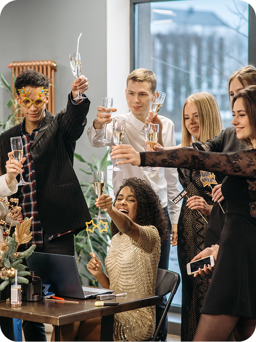 Company anniversary celebration video style