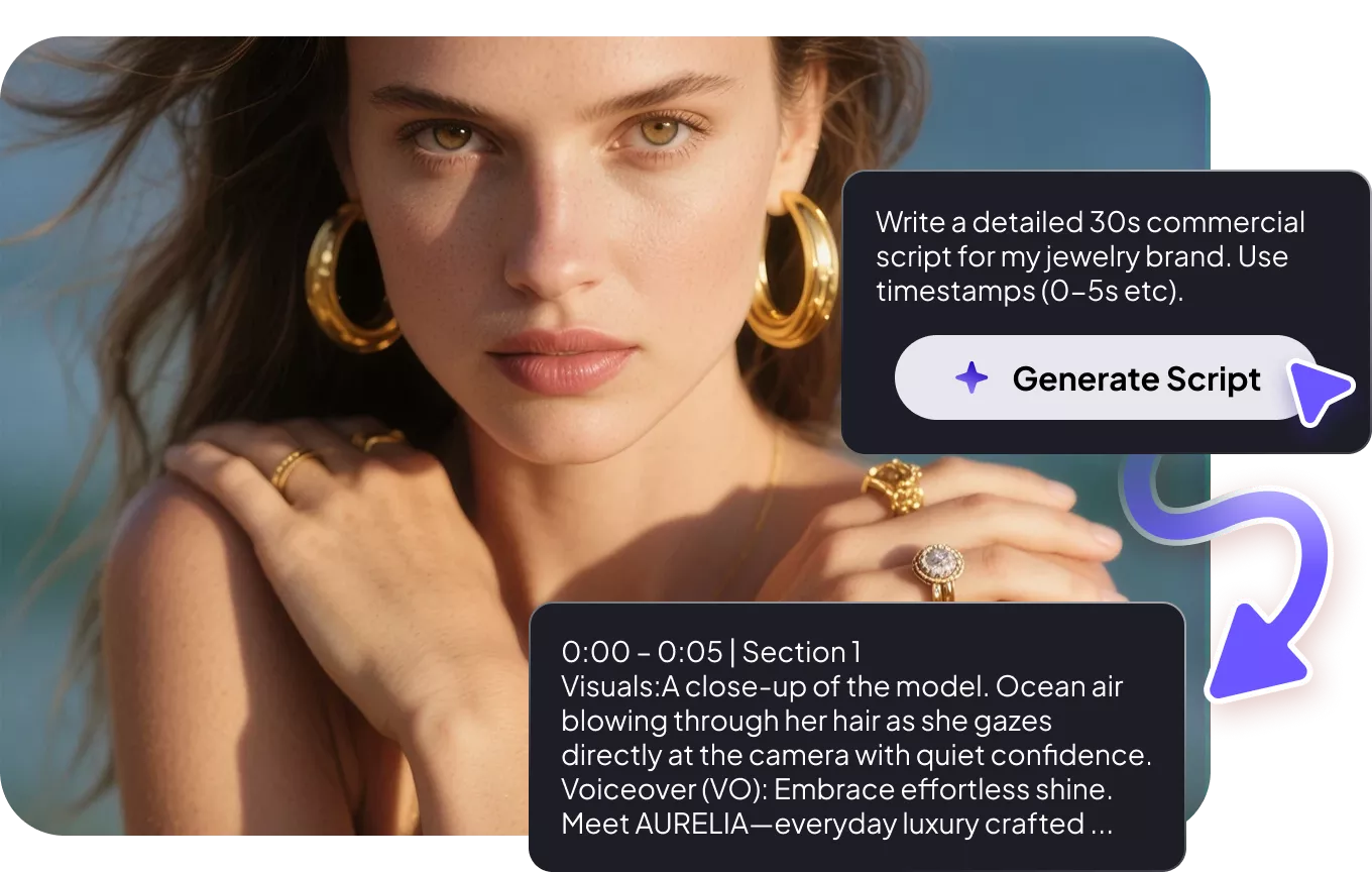 Turn Simple Ideas into Engaging Ad Scripts