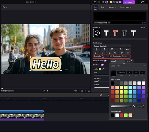 Edit and Customize Text