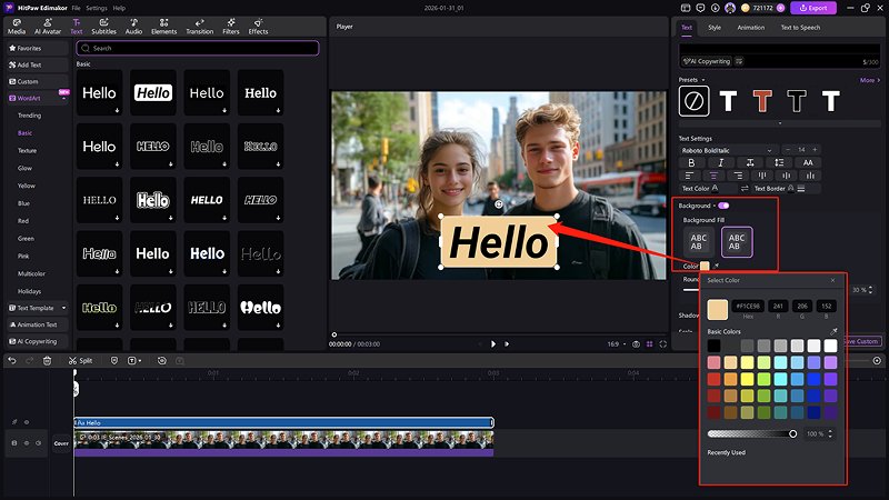 Edit and Customize Text