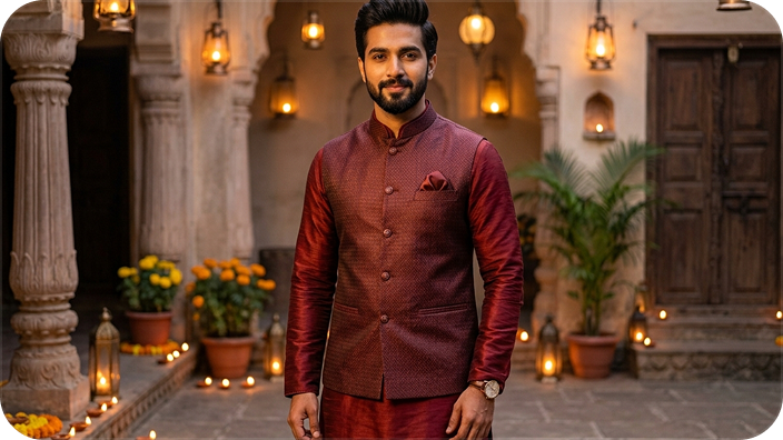 festive elegance for men