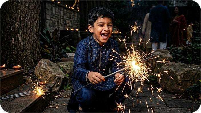 pure diwali joy