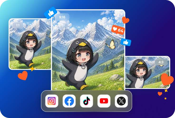 create social ready gugugaga video