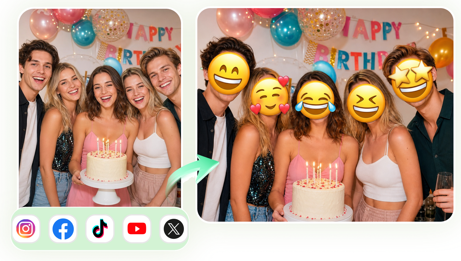 sticker face swap