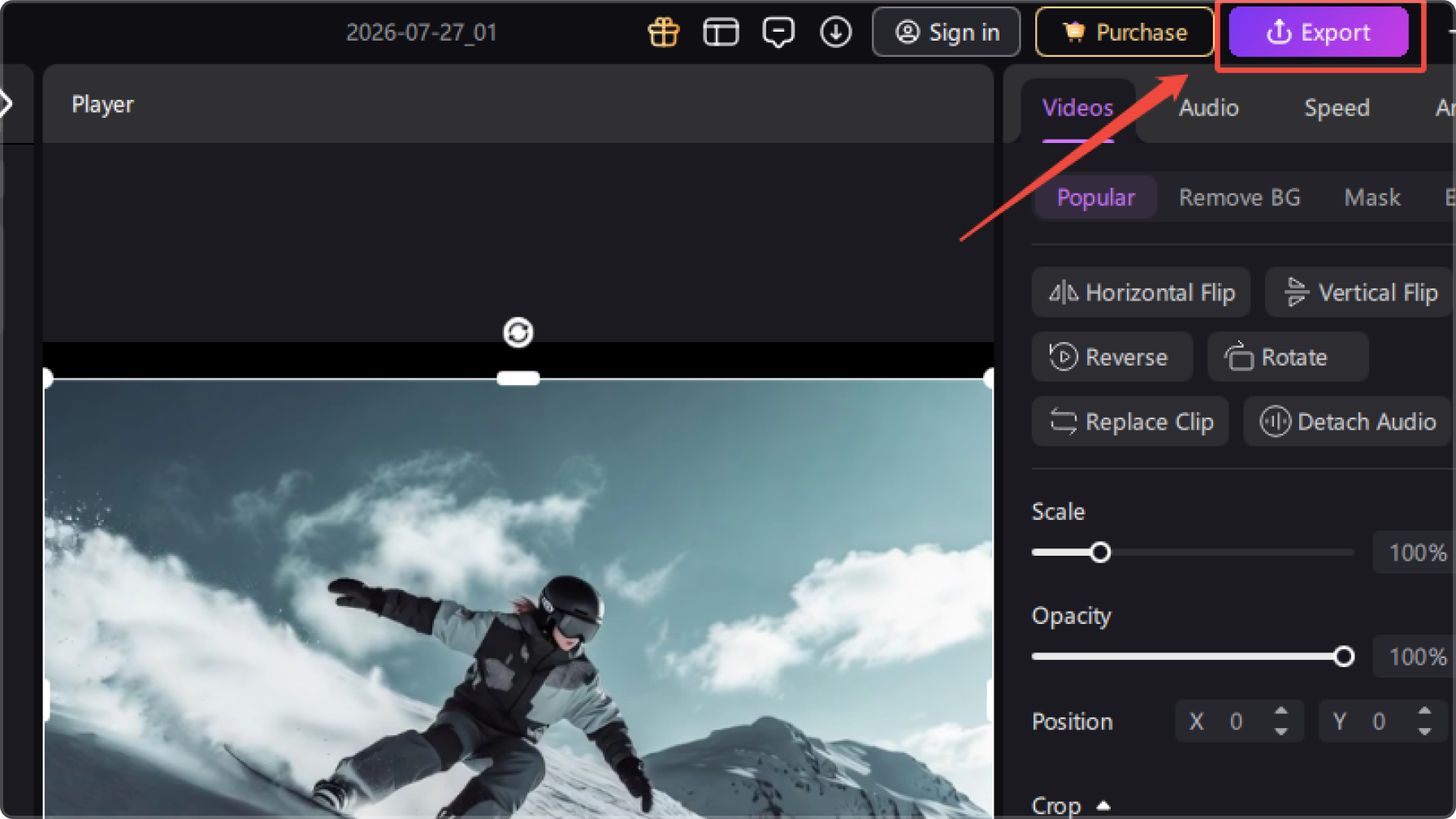 edit and output