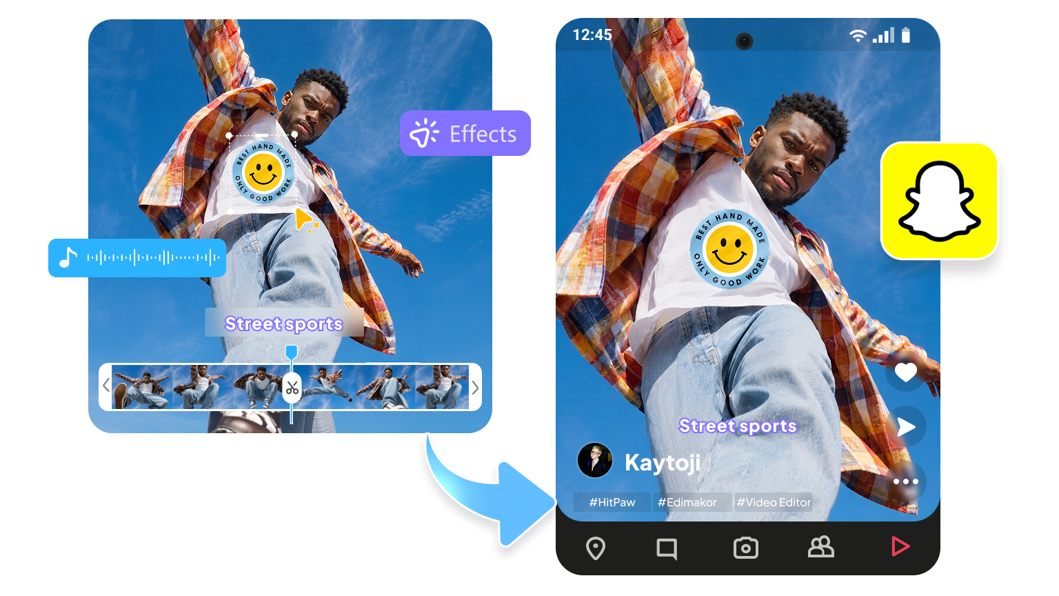 snapchat video editor