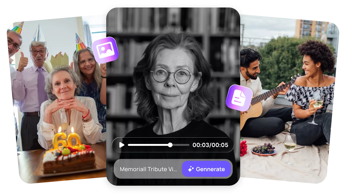 Turn Simple Ideas into Complete Tribute Videos