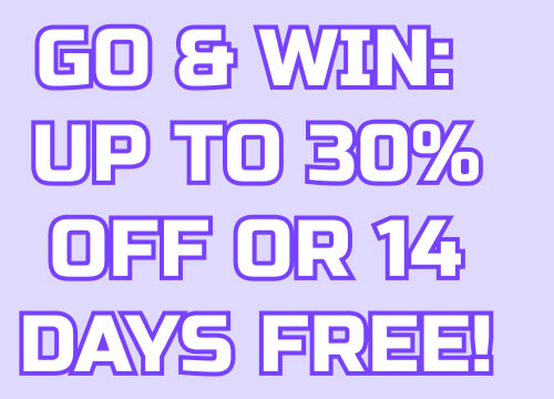 Spin & Win: Up to 30% Off or 14 Days Free!