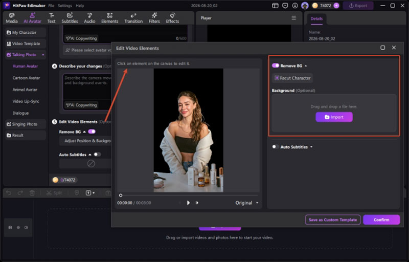 remove avatar background