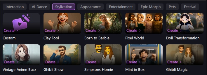 ai effects stylization