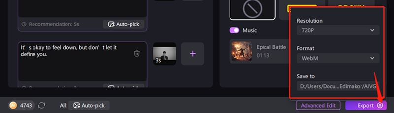 hitpaw edimakor AI video generator