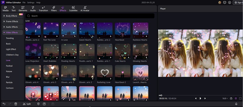 basic video effects