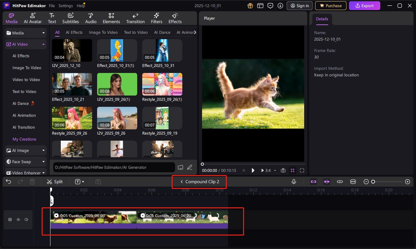 Edimakor compound clips guide