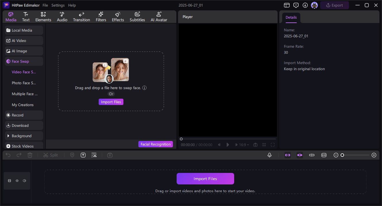 upload deepfake video source footage